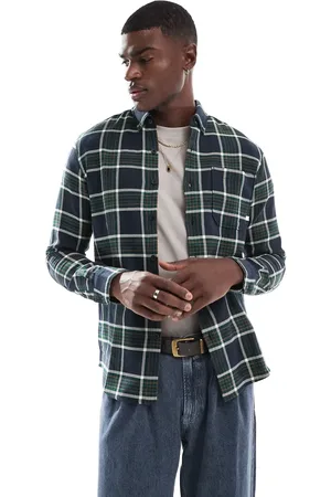 Farah Marcelo check long sleeve shirt in