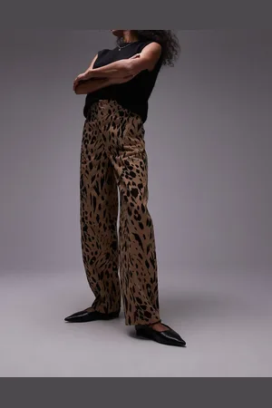 & OTHER STORIES Barrel leg pants with seam detail in -Brown