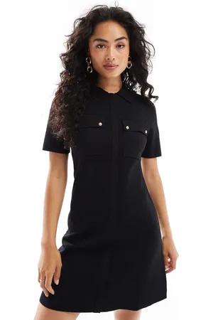 Forever New Crepe knit mini dress in