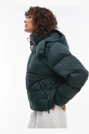 Lacoste Zip puffer coat in