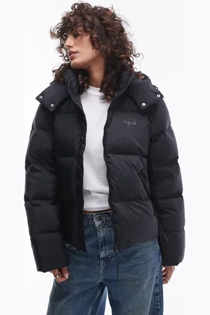 Lacoste Zip puffer coat in