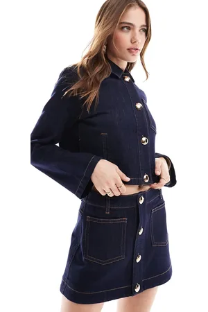 Bardot Denim shirt in (part of a set)u-Blue