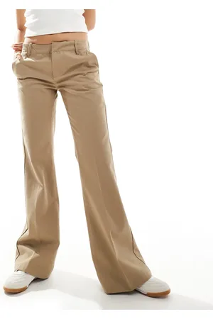 Bershka Flared woven pants in