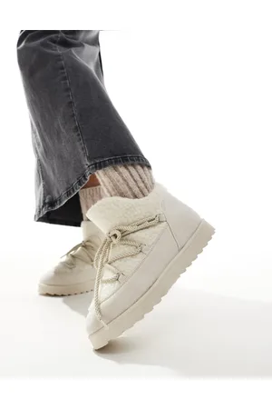 South Beach Borg mini snow boots in -White