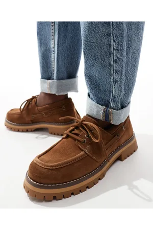 Stradivarius Suede boat shoes in