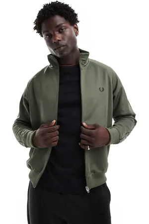 Fred Perry Taped track jacket in with contrast trim (part of a set)
