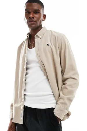 Carhartt Long sleeve Madison cord shirt in -Neutral