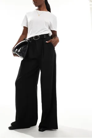 Stradivarius Super wide leg pants in