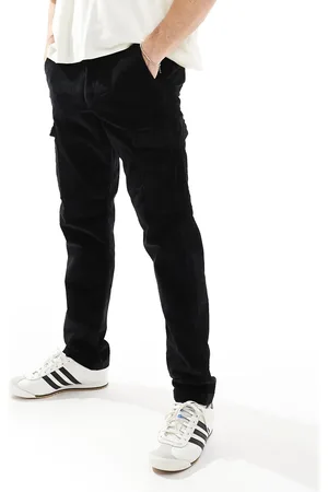 JACK & JONES Loose fit cord cargo pants in