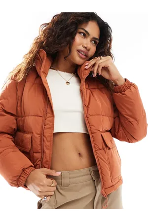 Vans MTE Aubrey primaloft puffer coat in burnt orange