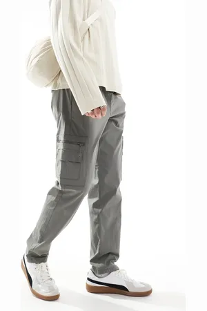 JACK & JONES Relaxed utility cargos in slate grey