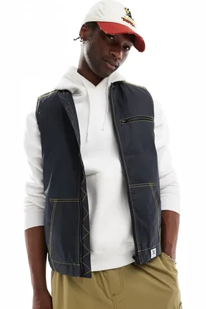 COLLUSION Canvas vest in -Grey