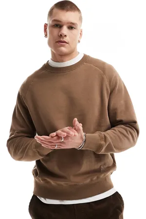 Paul Smith Regular fit sweatshirt with logo in -Brown