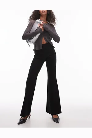 & OTHER STORIES Structured jersey pull-on pants with flare leg in
