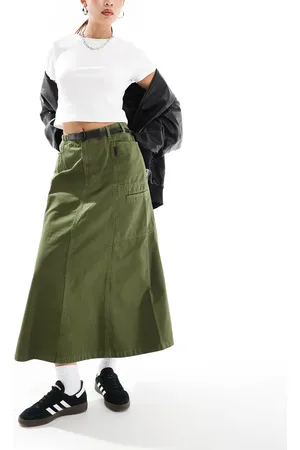 Gramicci Voyager midi skirt in -Green
