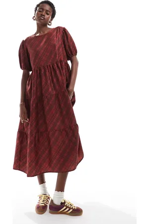 Daisy Street Maxi smock dress in -Multi