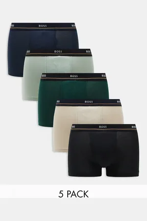 HUGO BOSS 5 pack Essential trunks in