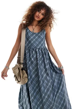 Daisy Street Scoop neck smock dress in -Multi