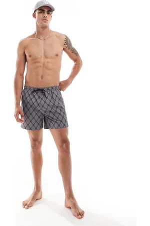 HUGO BOSS HUGO Swimwear Sone swim shorts in with chain monogram print
