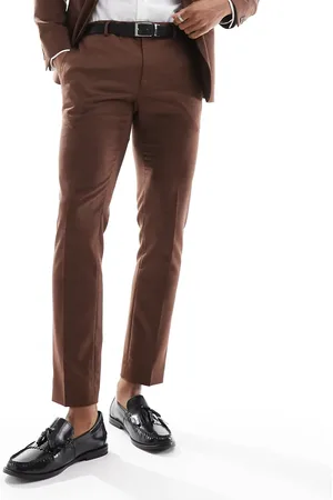 River Island Slim suit pants in -Red