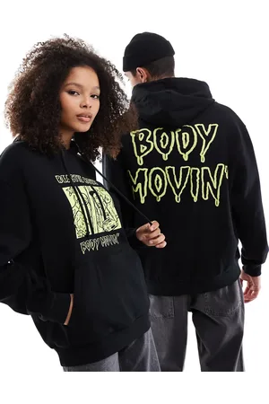 ASOS Unisex oversized licence hoodie with Beastie Boys prints in