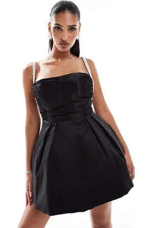 Jarlo Embellished straps a-line mini dress in