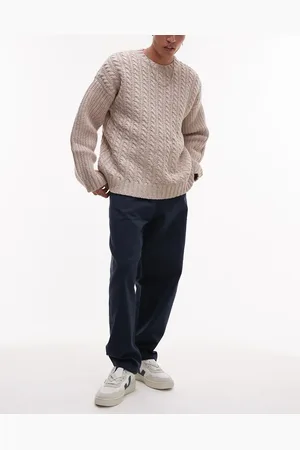 SELECTED Dennis loose fit pants in navy