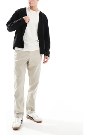 French Connection French Connection slim leg cord pants in -Neutral
