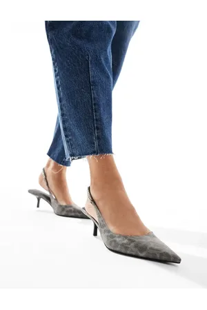 ASOS Sharp mid heeled shoes in