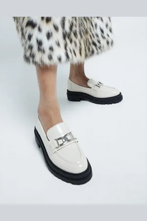 River Island Chunky loafers in -White