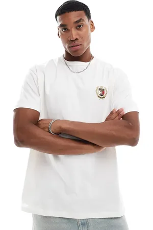 Tommy Hilfiger Small crest logo t-shirt in white