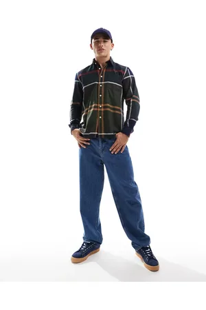 Barbour Renford oversized tartan shirt-Multi
