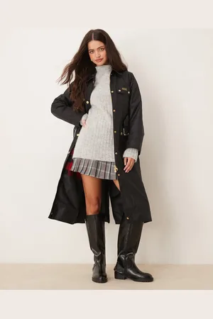 Barbour Milla wax coat-Black
