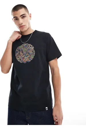 Pretty Green 15th anniversary paisley logo t-shirt in