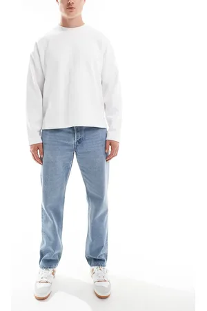 Only & Sons Straight fit jeans in light blue wash