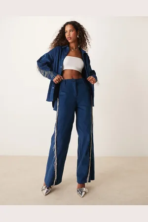 Ghospell Embellished cord pants in (part of a set)