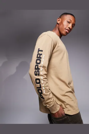 Ralph Lauren Sport capsule arm logo long sleeve top in -Green