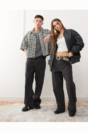 Weekday Astro Unisex wide leg cord pants in