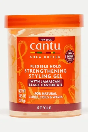 Cantu Shea Butter Maximum Hold Strengthening Styling Gel with Jamaican Black Castor Oil