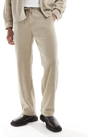 Bershka Cord baggy pants in (part of a set)
