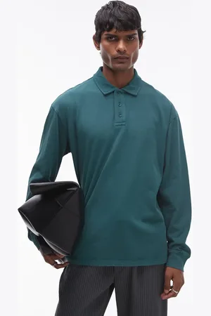 Topman Long sleeve polo in
