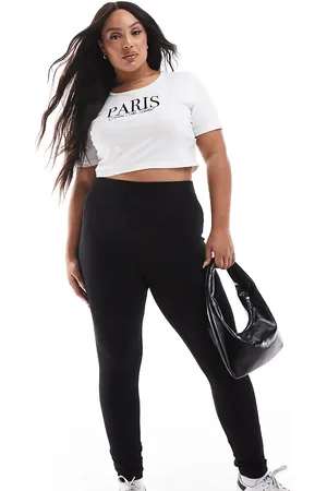 Yours Ribbed leggings in