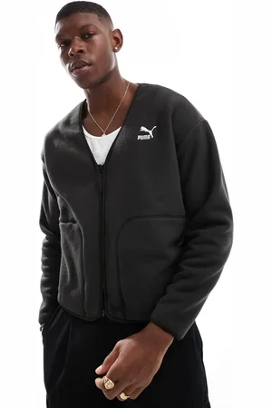 PUMA Classics fleece cardigan in