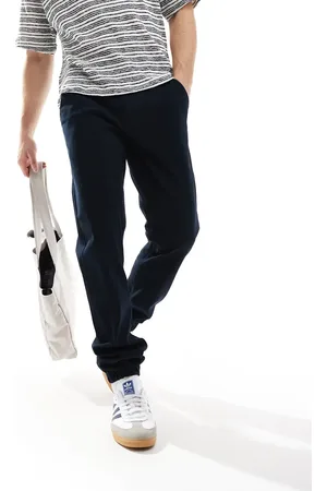 French Connection French Connection cuffed chino pants in navy