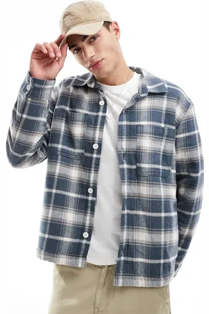 Hollister Check detail shacket in