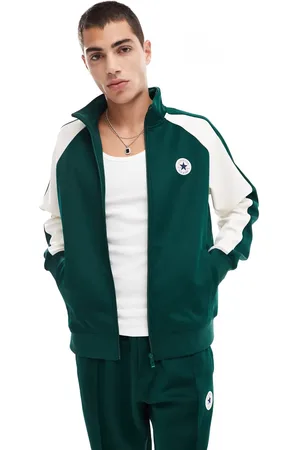 Converse Retro Chuck blocked track jacket in -Black