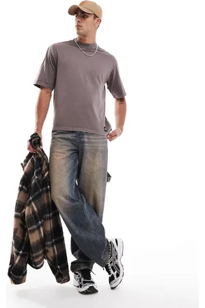 Native Youth Acid wash relaxed fit t-shirt in brown