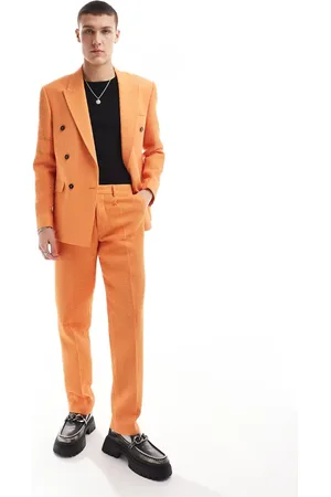 Viggo Oversized suit pants in bright waffle