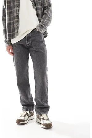 JACK & JONES Chris straight jeans in washed black