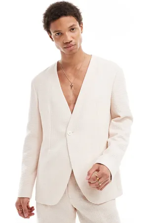 Viggo Elanga oversized suit jacket in -Neutral